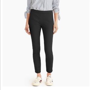 J. Crew Martie Cropped Pant (Black)